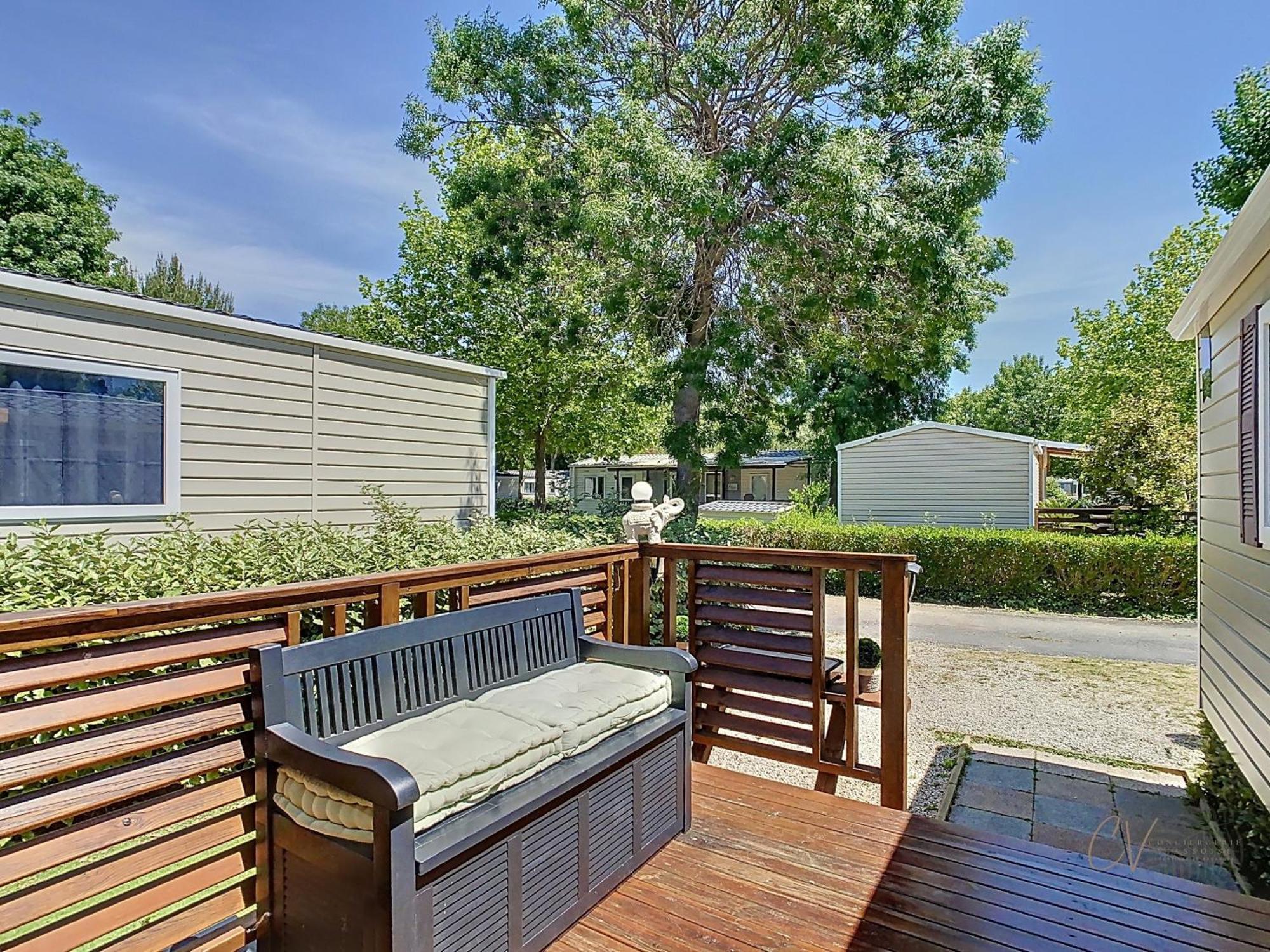 Mobil-Home Ja 68 A Vias - La Carabasse - Camping Siblu Avec Piscine Extérieur photo